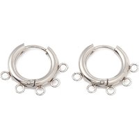Trouvailles de boucles d'oreilles en acier inoxydable 304 avec épingle en acier chirurgical — Accessoires pour bijoux