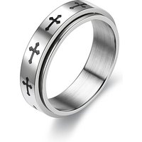 201 Stainless Steel Rotatable Finger Ring for Men and Women — Costume Jewelry