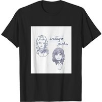 T-shirt pour hommes Indigo Girls Bands en noir