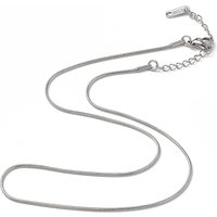 Collier en Chaîne Serpentine Ronde en Acier Inoxydable 304 — Collier pendentif