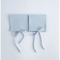 Microfiber Jewelry Storage Pouches with Flap Cover, Light Steel Blue