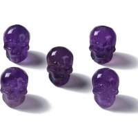 Perles de crâne en améthyste naturelle, 13x10x11,5mm, trou : 1mm — Perles à bijoux