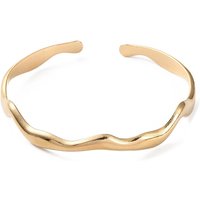 Bracelet Cuff Twist Wave en Acier Inoxydable 304 pour Femmes — Bracelet Femme