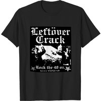 T-shirt Punkrock Leftover Crack pour hommes en noir — T-shirts pour hommes