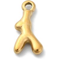 Charm en acier inoxydable 304 avec placage ionique - Branche de corail — Breloques et pendentifs