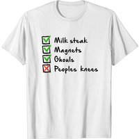 Milk Steak, Magnets, Ghouls... - T-shirt pour hommes Iasip — T-shirts pour hommes