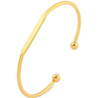 Bracelets Cuff en Acier Inoxydable 304 Ion Plating pour Femmes — Bracelet Femme