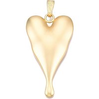 Pendentif en Alliage de Plating Rack en Forme de Coeur en Or Mat — Breloques et pendentifs