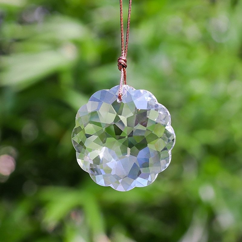 Flower Faceted K9 Glass Suncatchers for Home and Garden Decoration — Wall Decor