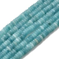 Frosted Dyed Natural White Jade Beads Strands, Light Sky Blue — Jewelry Beads