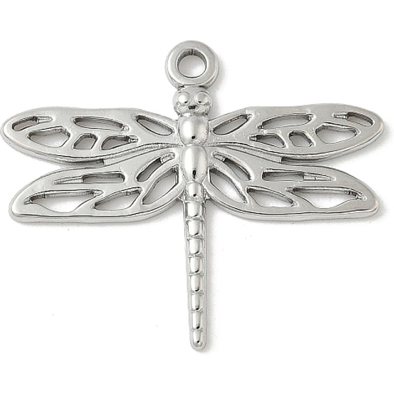 Pendentif Libellule en Acier Inoxydable 304, Charm Insecte, Non-Tarnissant — Breloques et pendentifs