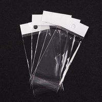 Sacs en Cellophane Pearl avec Fermeture Auto-Adhésive et Trou de Suspension