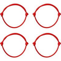 Fabrication de bracelets avec fil en nylon rouge ajustable