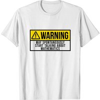 T-shirt Math pour hommes en couleur royale