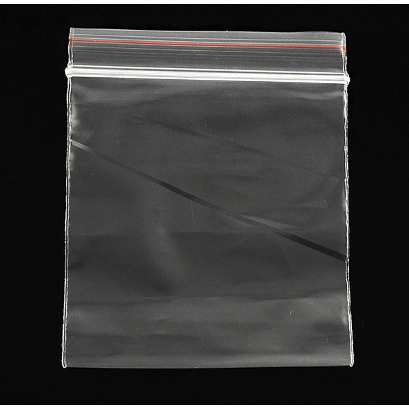 Sacs Zip Lock Resealables en Plastique, Clairs, 10x7cm, Épaisseur de 1.6 Mil — Rangement et présentation