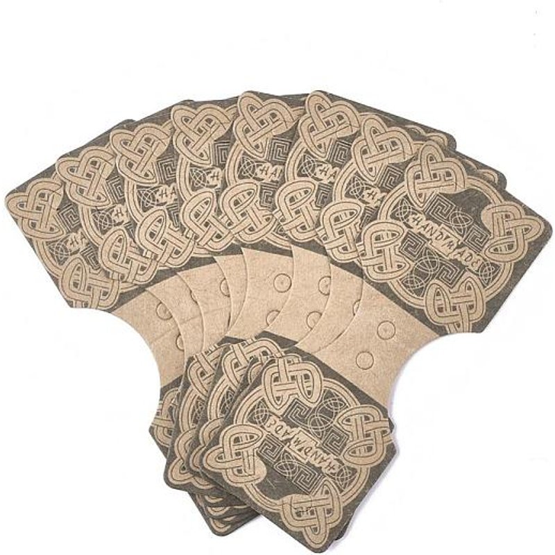 Cartes d'Affichage en Carton pour Bijoux - Camel, 90x35x0.3mm — Rangement et présentation