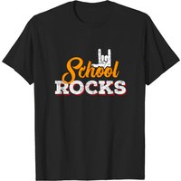 T-shirt pour hommes School Rocks en noir