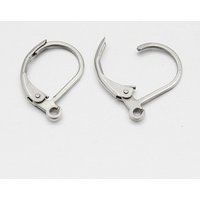 Boucles d'oreilles créoles France en acier inoxydable résistant à l'oxydation — Accessoires pour bijoux