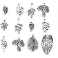 Pendentifs en alliage de style tibétain, argent antique, 50pcs — Breloques et pendentifs