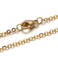 Collier en chaîne en acier inoxydable 304 avec fermoir à homard — Collier pendentif