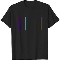 T-shirt Physique Spectre d'Émission d'Hydrogène pour Hommes