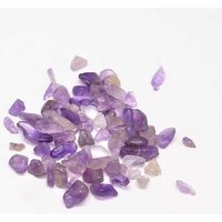Perles de Chip Améthyste Naturelle, Non Perforées, 3-9x1-4mm — Perles à bijoux
