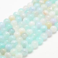 Brins de perles d'agate rayée naturelle, rondes, grade A, 6mm — Perles à bijoux