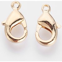 Attaches de homard en laiton, sans nickel, plaqué or 18K — Accessoires pour bijoux