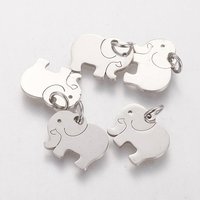 Tarnish Resistant 304 Stainless Steel Elephant Pendant