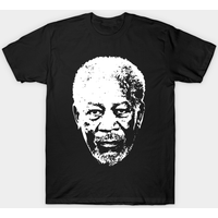 T-shirt Noir pour Hommes Morgan Freeman