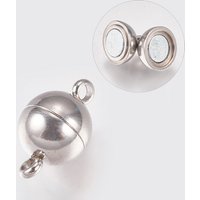 Fermoirs magnétiques en acier inoxydable 304 avec boucles, 13.5x8mm — Accessoires pour bijoux