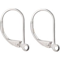 Trouvailles de Boucles d'Oreilles à Fermoir Lever en Argent Sterling 925 avec Tampon 925 — Accessoires pour bijoux