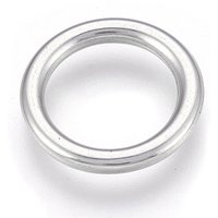 304 Stainless Steel Linking Rings, Tarnish Resistant, 19x2mm