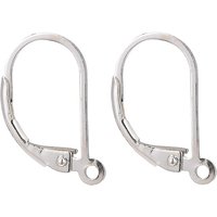 Trouvailles de boucles d'oreilles à fermoir en argent sterling 925 avec estampille 925