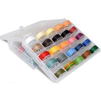 Waxed Polyester Cord, Mixed Color, 0.55mm, 10.93 yards/roll — Chains, Wire & Cord