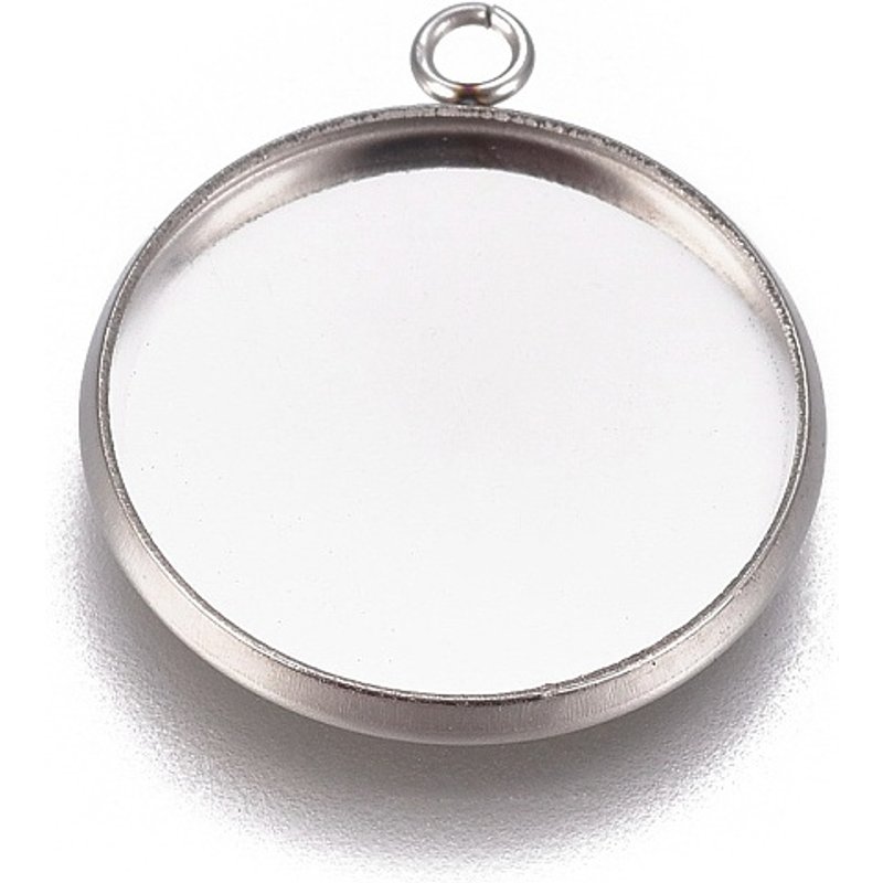 Réglages de cabochon en acier inoxydable 304 non ternissant — Accessoires pour bijoux