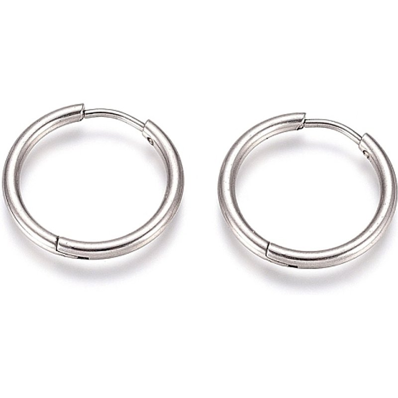 Boucles d'oreilles huggie en acier inoxydable 304 résistant à l'oxydation — Boucles d'oreilles créoles