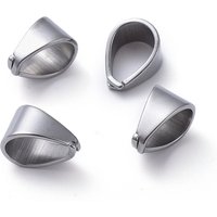 304 Stainless Steel Snap on Bails - Tarnish Resistant — Jewelry Findings