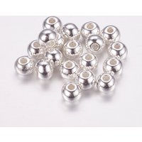Tibetan Style Silver Color Plated Spacer Beads