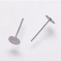 Non-Tarnish 304 Stainless Steel Stud Earring Settings