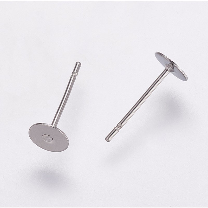 Supports de Boucles d'Oreilles à Tige en Acier Inoxydable 304 — Accessoires pour bijoux