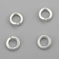 304 Stainless Steel Open Jump Rings, Silver, 6x1.2mm — Jewelry Findings