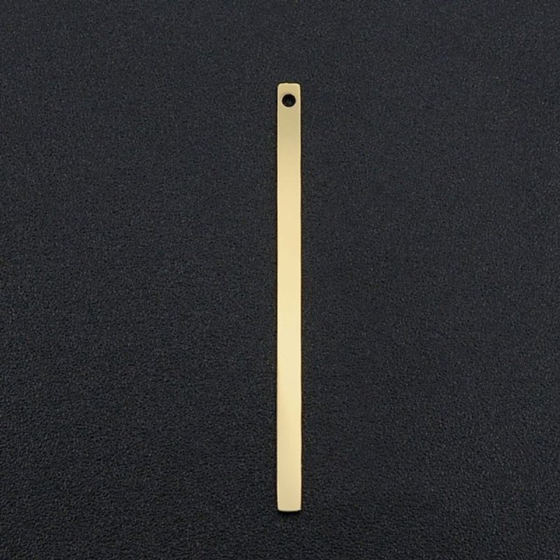 Pendants en acier inoxydable 201, découpés au laser, plaqués or 18K — Breloques et pendentifs
