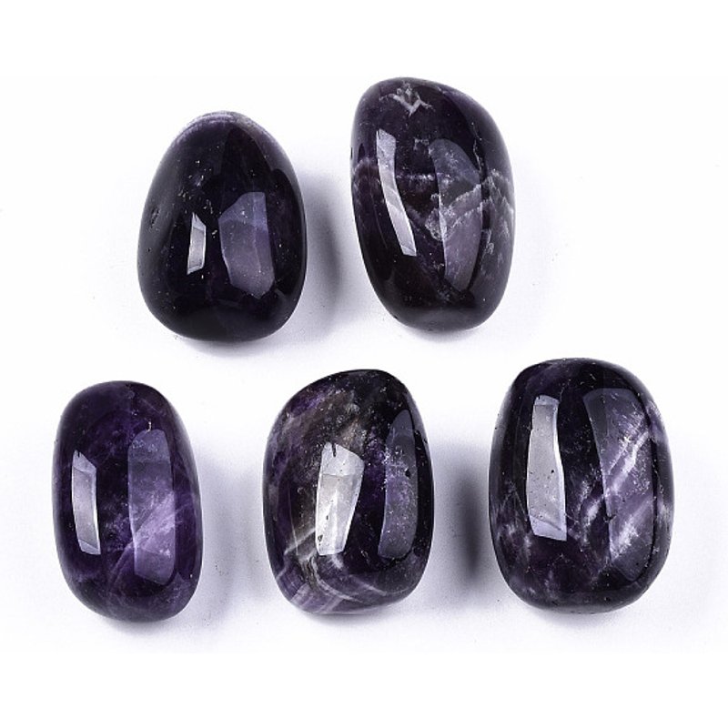 Perles d'Améthyste Naturelles pour Méditation et Équilibre Énergétique — Perles à bijoux