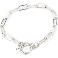 Bracelet en Acier Inoxydable 304 avec Chaîne en Papier et Fermoir à Bascule — Bracelet Femme