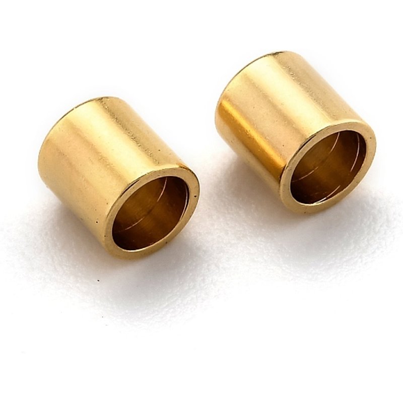 Embouts de Corde en Laiton, Embouts Plaqués Or 24K Durables — Accessoires pour bijoux
