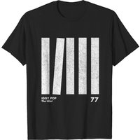 T-shirt Iggy Pop The Idiot Hommage au Design Graphique Minimal