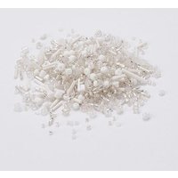 Perles de Verre, Styles et Formes Variés, Blanc — Perles à bijoux