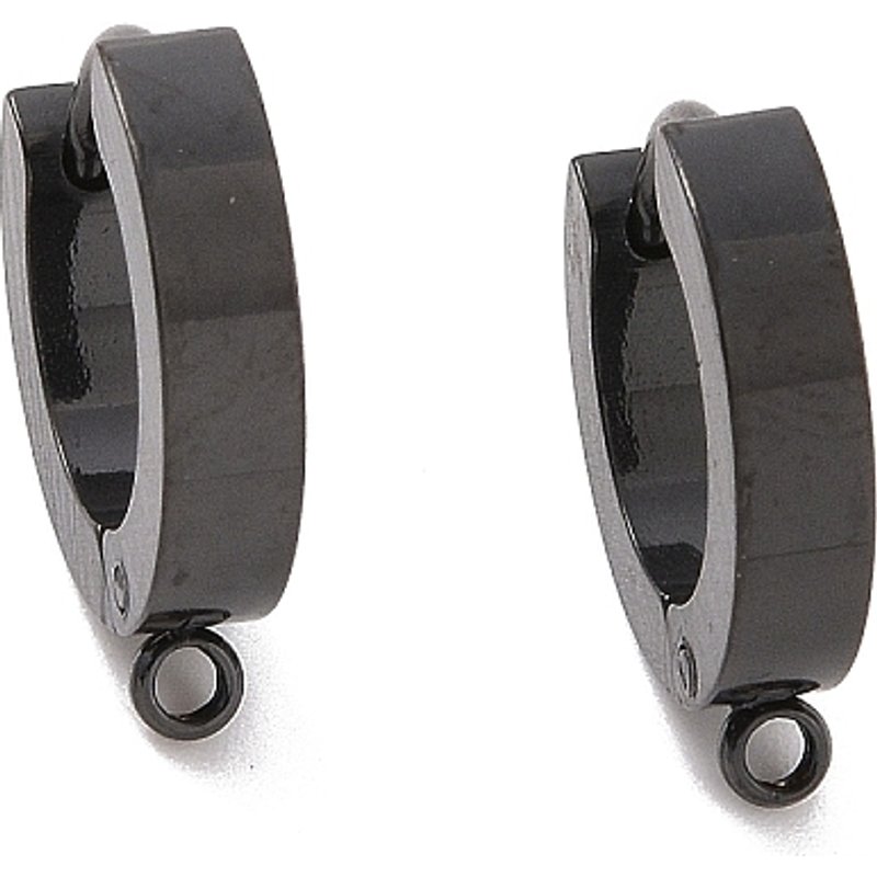 Trouvailles de boucles d'oreilles huggie en acier inoxydable 304 avec boucle verticale — Accessoires pour bijoux