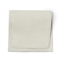 Microfiber Jewelry Packing Pouches, Beige, 15.5x8.3cm — Jewelry Display & Storage